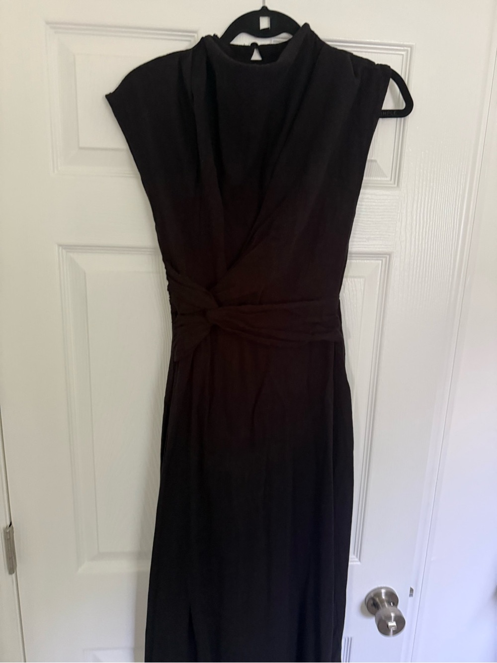 ASOS design linen blend draped dress